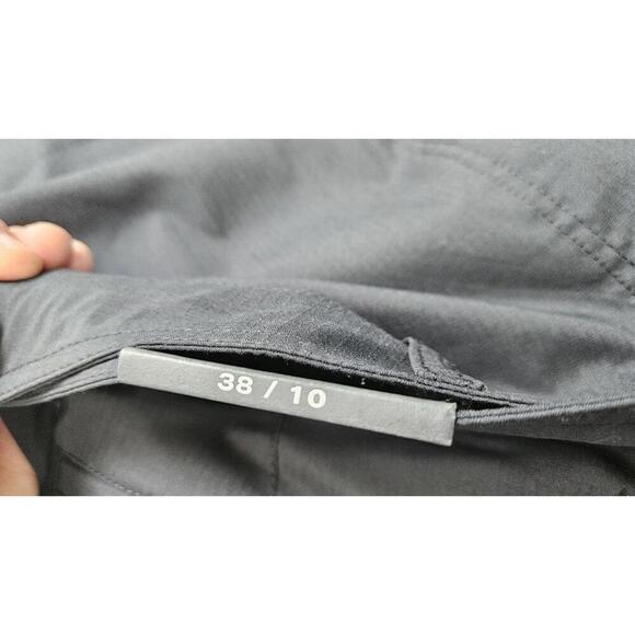 LinkSoul Men's Black Chino Shorts Dark Gray Size 38/10 NWT Flaw - Picture 5 of 11